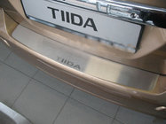 Nissan Tiida 2004–2011 Bagkofangerbeskytter Nataniko (rustfri stål) foto 1