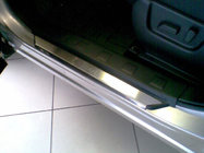 Nissan X-trail T31 2007–2014 Dørtrinslister Nathaniko (4 stk., rustfrit stål) Premium - 3M tape, 0,8 mm foto 1