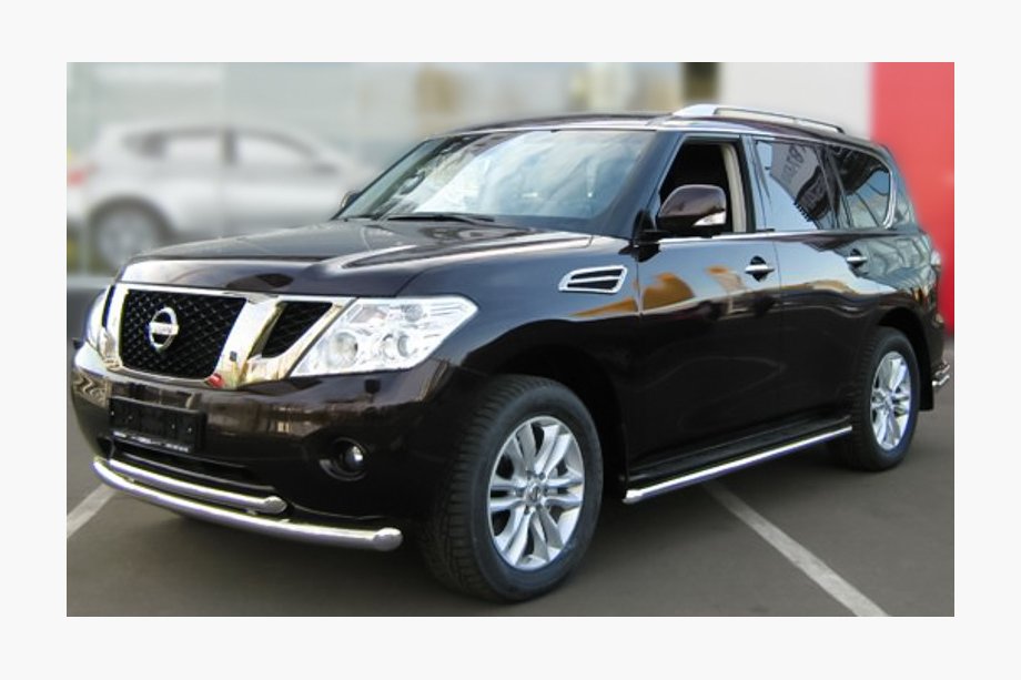 Nissan Pathfinder R51 2005–2014 Dobbelt frontbøjle (rustfrit stål) Image