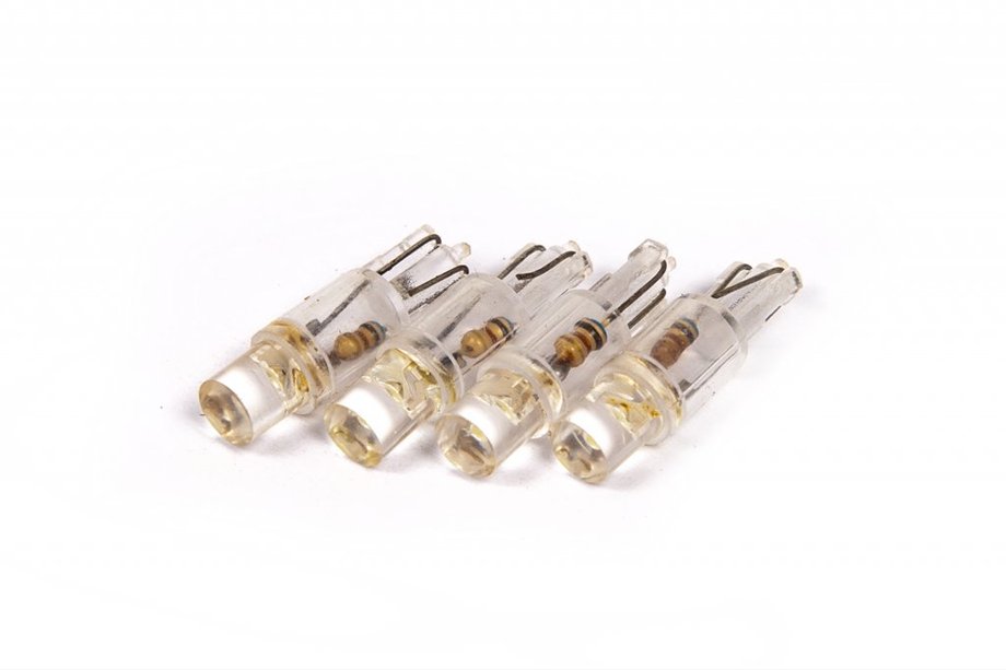W1,2W LED pærer, hvid (4 stk.) Image