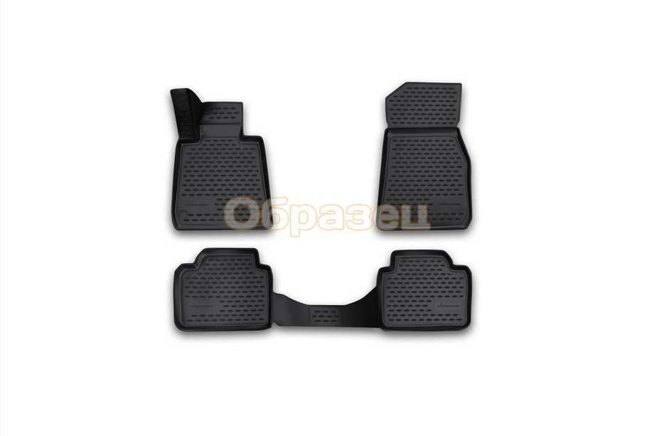 Chevrolet Trax 2012–2023 3D gummimåtter til kabinen (4 stk., Novline) Image