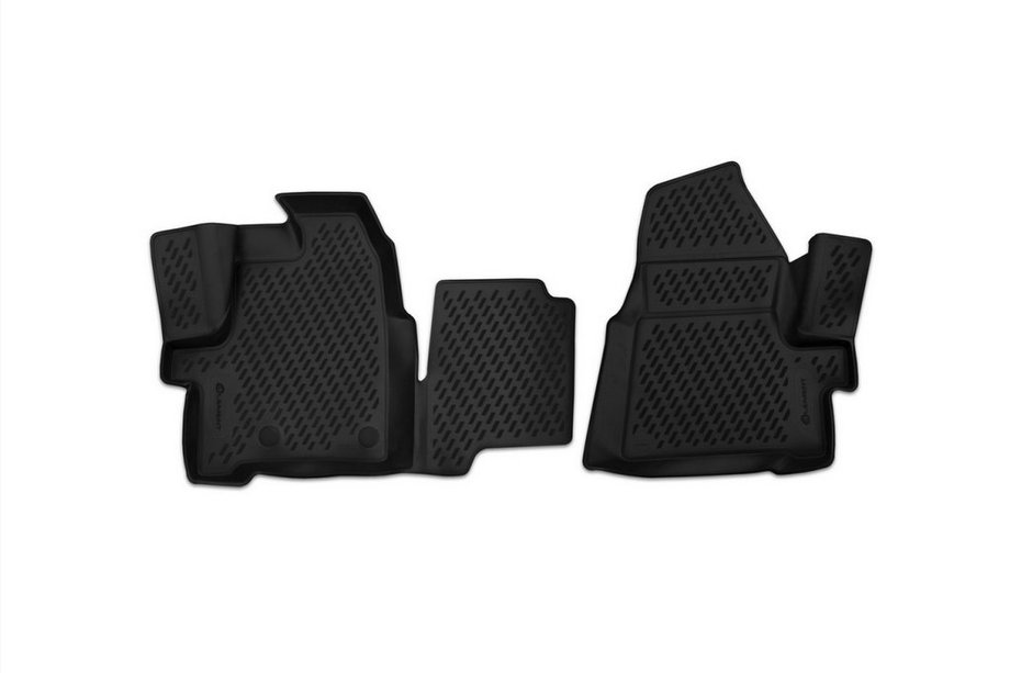 Ford Custom 2013–2022 3D gummimåtter til kabinen (2 stk., Novline) 1+2 seats (Variant 2) Image