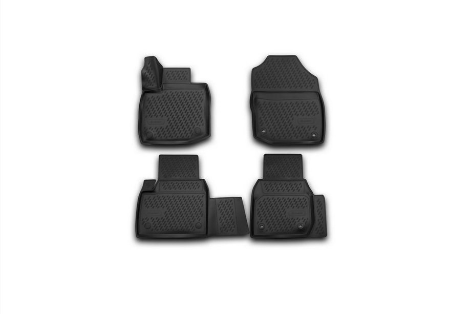 Honda Civic HB 2012–2020 3D gummimåtter til kabinen (4 stk., Novline) 5D Image