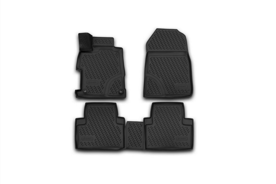 Honda Civic Sedan IX 2011–2016 3D gummimåtter til kabinen (4 stk., Novline) Image