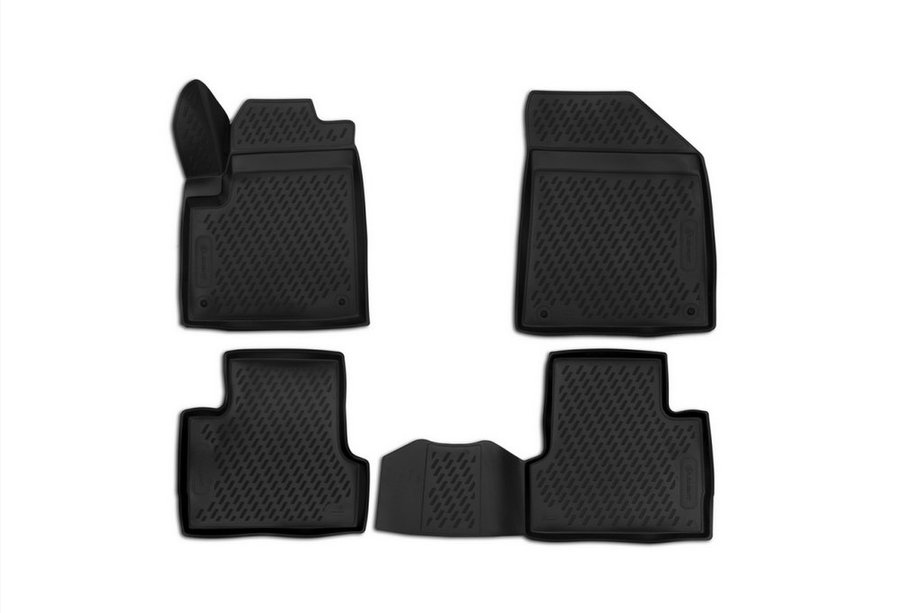 Jeep Cherokee KL 2013– 3D gummimåtter til kabinen (4 stk., Novline) Image