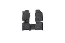 Nissan Navara 2006–2015 (2005↗) Gummimåtter til kabinen (4 stk, Novline) automatgear foto 1