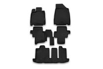 Nissan Pathfinder R52 2012–2021 (2014↗) Gummimåtter til kabinen (5 stk., Novline) foto 1