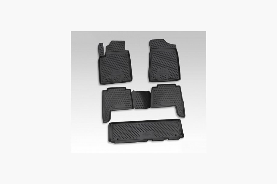 Nissan Patrol Y62 2010–2024 Gummimåtter til kabinen (5 stk., Novline) Image