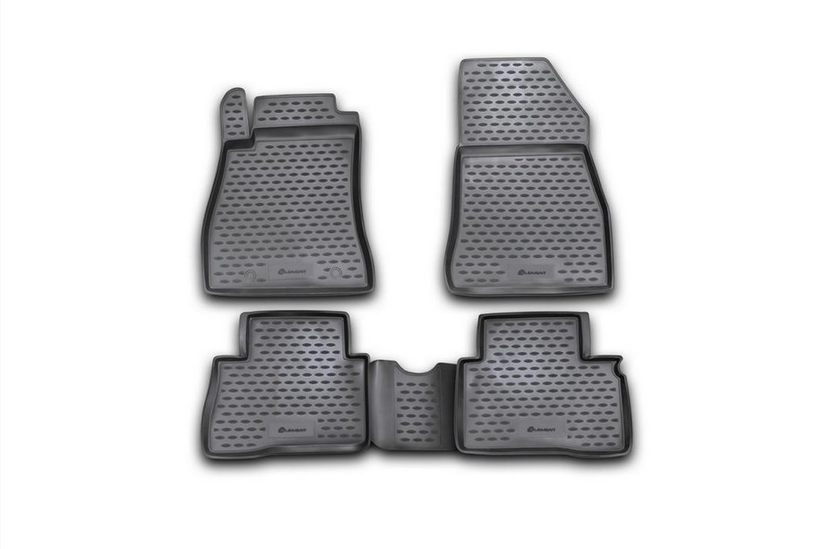 Nissan Juke 2010–2019 Gummimåtter (clips R/N) til kabinen (4 stk., Novline) Image