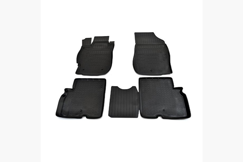 Nissan Almera N17 2012–2018 Gummimåtter til kabinen (4 stk., Novline) Image
