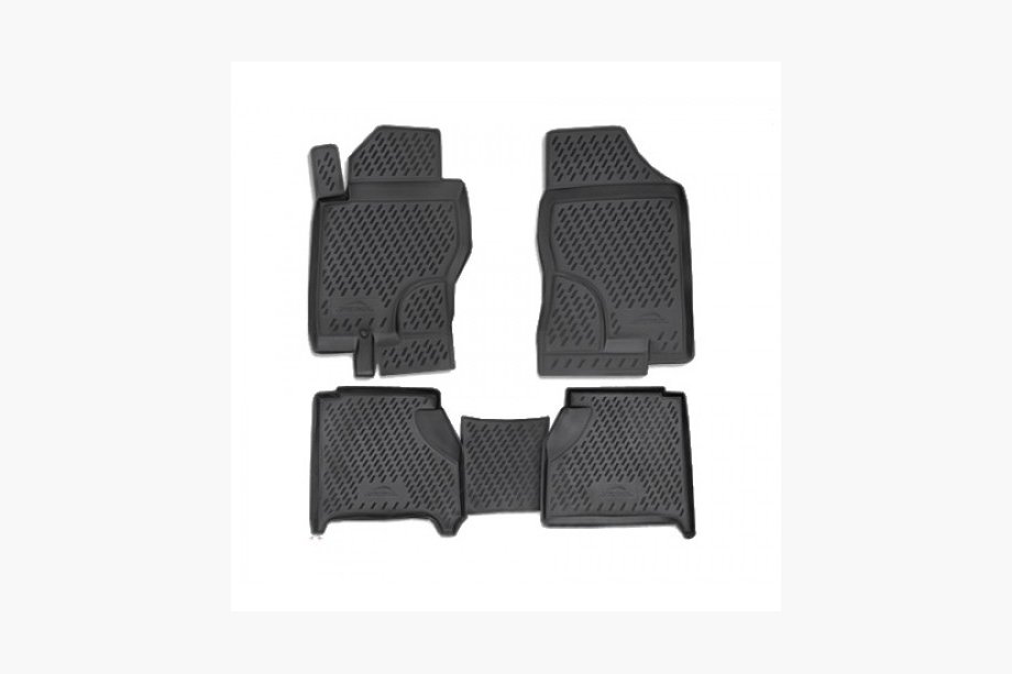 Nissan Pathfinder R51 2005–2014 (2010-2014) Gummimåtter til kabinen (4 stk, Novline) Image