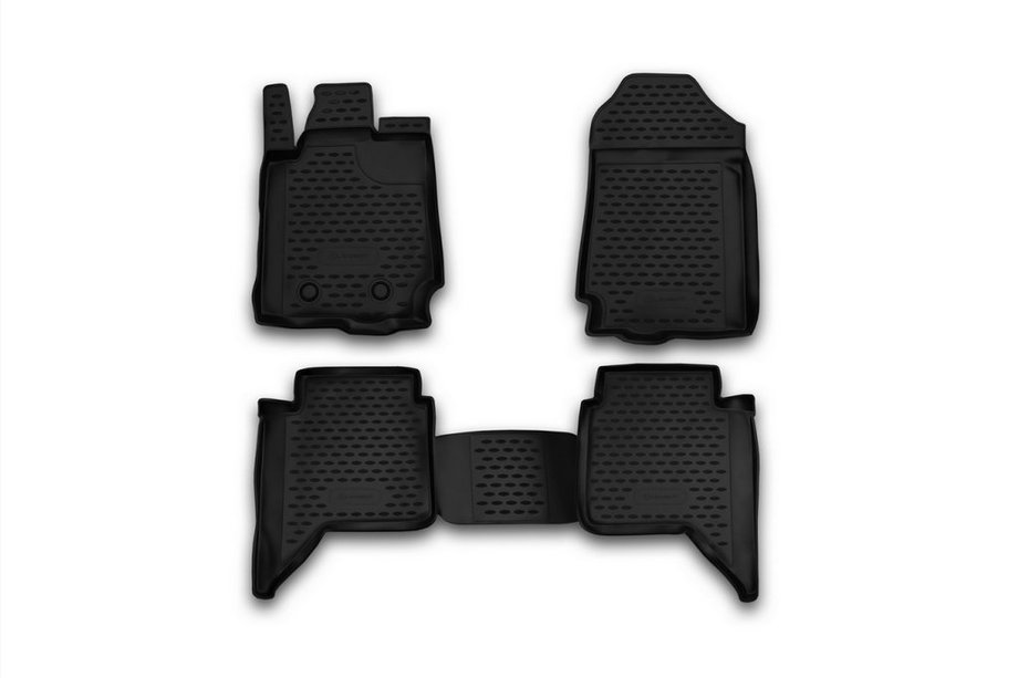 Ford Ranger 2011–2022 Gummimåtter til kabinen (4 stk., Novline) 4D Image