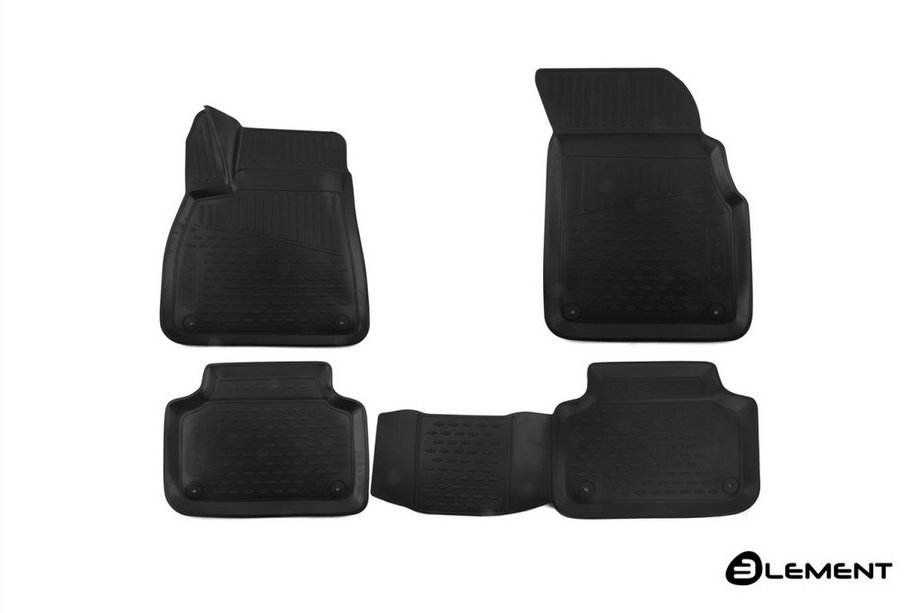 Audi Q7 2015–2026 3D gummimåtter til kabinen (4 stk., Novline) Image