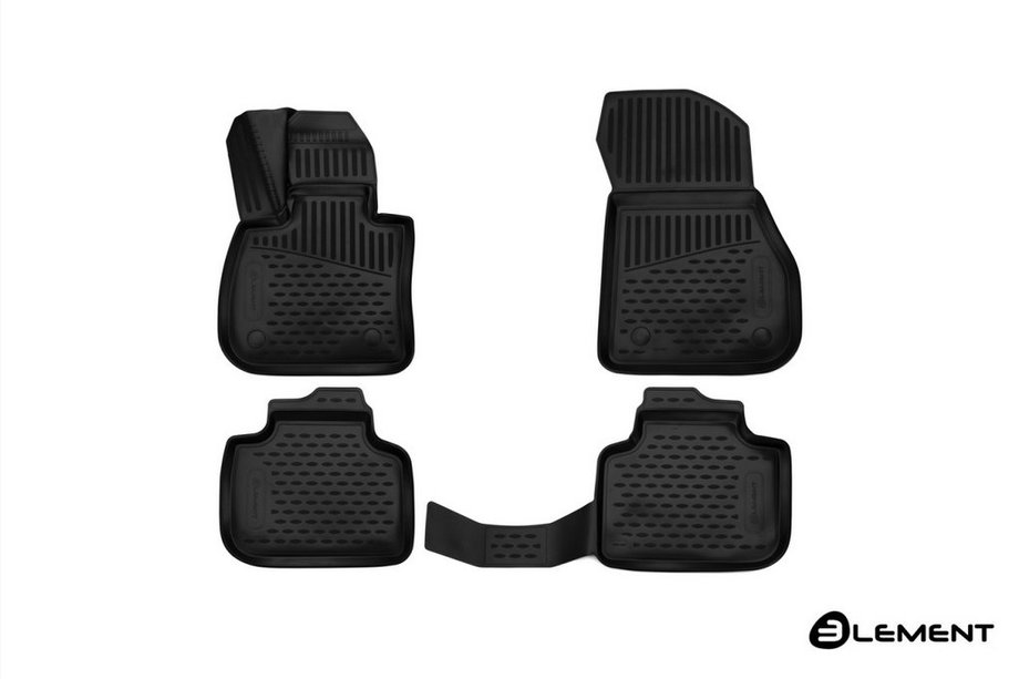 BMW X1 F48 2015–2022 3D gummimåtter til kabinen (4 stk., Novline) Image