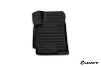 Hyundai Accent 2011–2017 Gummimåtte (forreste venstre) 3D til kabinen (Novline) foto 1