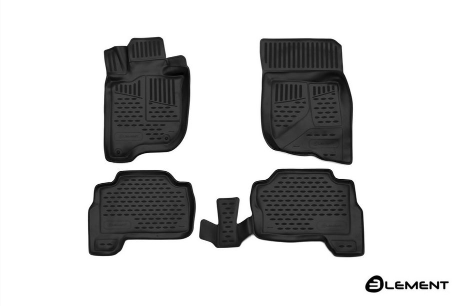 Mitsubishi Pajero Sport 2015– 3D gummimåtter til kabinen (4 stk., Novline) Image