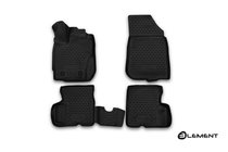 Nissan Terrano 2014– (2016↗) 3D gummimåtter til kabinen (4 stk, Novline) foto 1