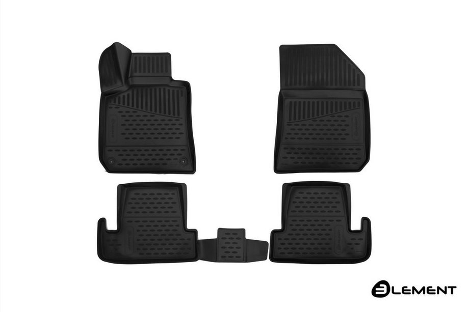 Peugeot 308 2014–2021 3D gummimåtter til kabinen (4 stk., Novline) Image
