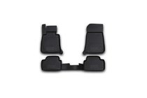 BMW 1-serie E81/E82/E87/E88 2004–2011 Gummimåtter til kabinen (4 stk., Novline) 5D foto 1
