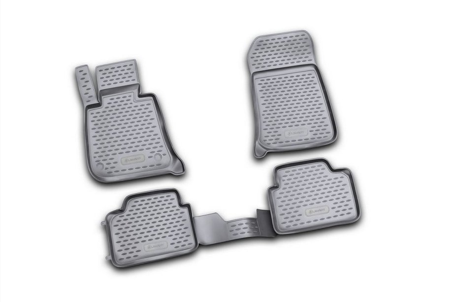 BMW 3-serie E90/E91 2005–2011 Gummimåtter til kabinen (4 stk., Novline, E91) Image