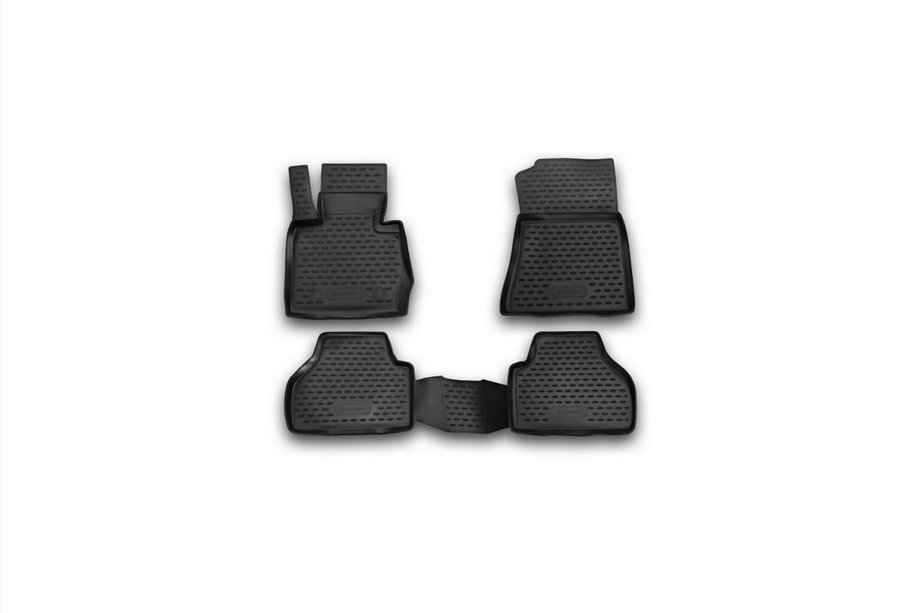 BMW X3 F25 2011–2018 Gummimåtter til kabinen (4 stk., Novline) Foto 1