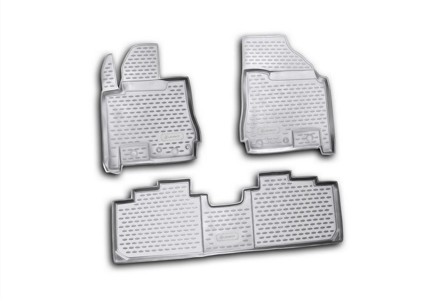 Cadillac SRX 2004–2009 (2010↗) Gummimåtter til kabinen (3 stk., Novline) Image