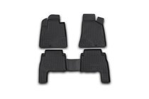 Hyundai Santa Fe 2 2006–2012 (2006-2010) Gummimåtter til kabinen (4 stk, Novline) foto 1