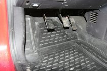 Hyundai I-10 2008–2013 Gummimåtter til kabinen (4 stk., Novline) foto 1