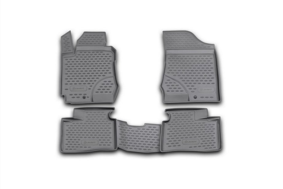 Hyundai I-30 2007–2011 Gummimåtter til kabinen (4 stk., Novline) Image