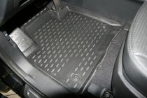 Hyundai Santa Fe 3 2012–2018 Gummimåtter til kabinen (4 stk., Novline) foto 1