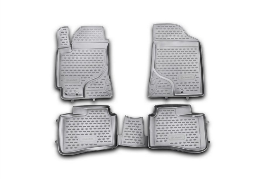 Kia Cerato 2 2010–2013 Gummimåtter til kabinen (4 stk., Novline) Image