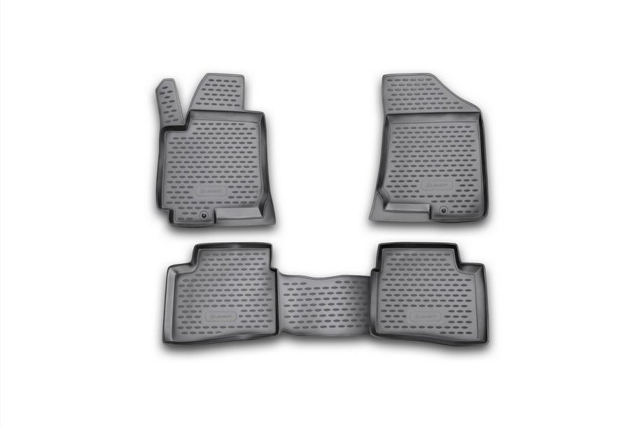Kia Ceed 2007–2012 Gummimåtter til kabinen (4 stk., Novline) Proceed 3D Image