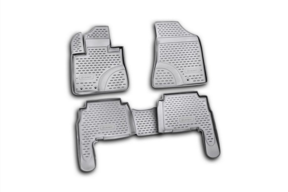 Kia Sorento II XM 2009–2014 (2009-2012) Gummimåtter til kabinen (4 stk., Novline) Image