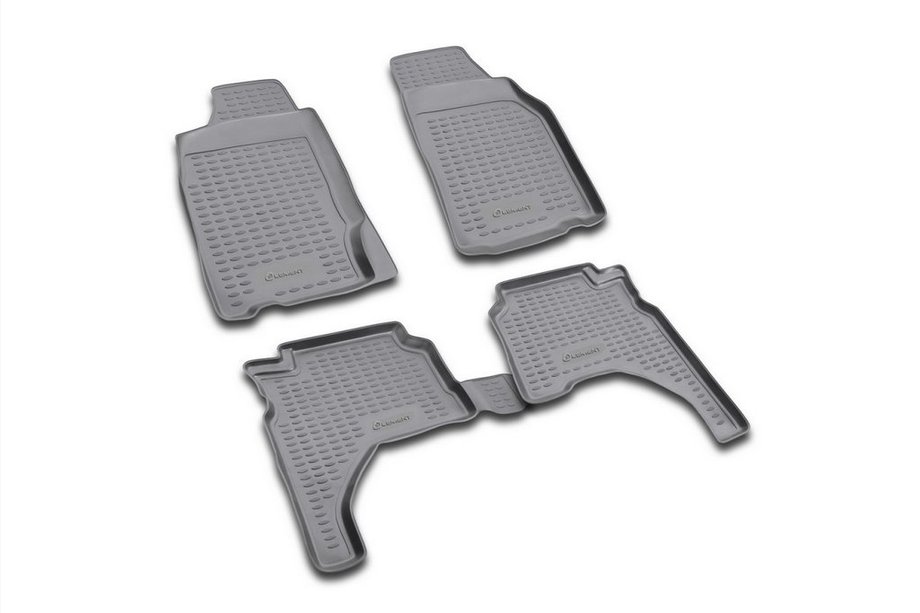 Mitsubishi L200 1996–2006 Gummimåtter til kabinen (4 stk., Novline) Image