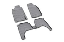 Mitsubishi L200 1996–2006 Gummimåtter til kabinen (4 stk., Novline) foto 1