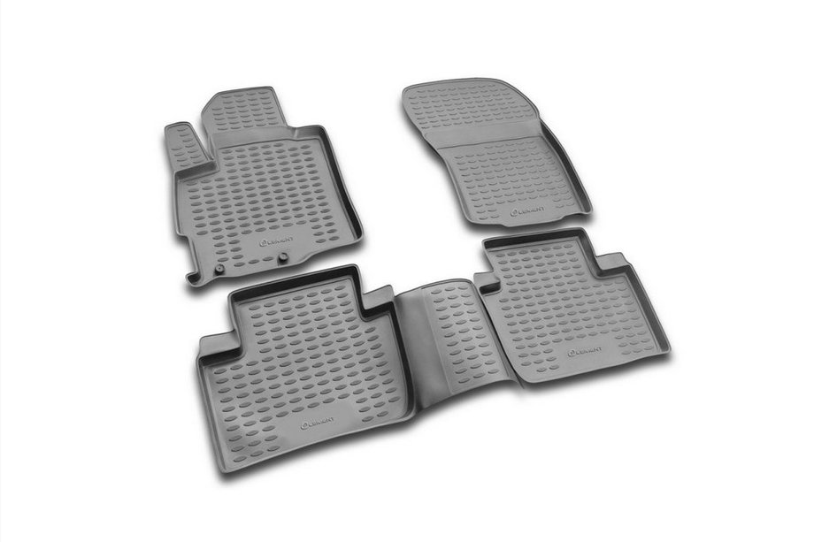 Mitsubishi Outlander 2006–2012 Gummimåtter til kabinen (4 stk, Novline) XL Image