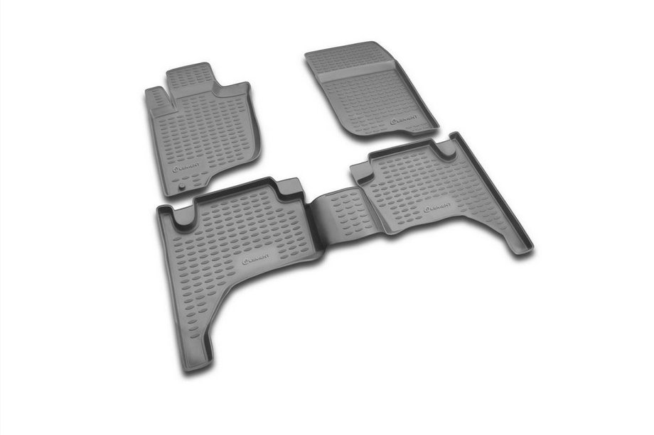 Mitsubishi L200 2006–2015 Gummimåtter til kabinen (4 stk., Novline) Image
