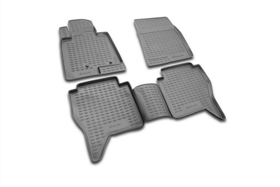 Mitsubishi Pajero Wagon IV 2006–2021 Gummimåtter til kabinen (4 stk., Novline) Image