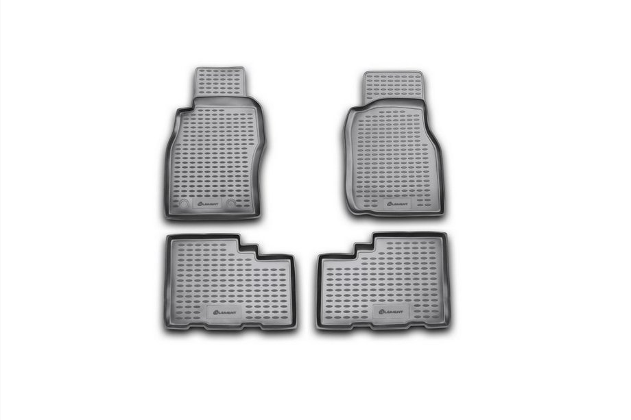 Nissan Patrol Y61 1997–2011 Gummimåtter til kabinen (4 stk., Novline) Image