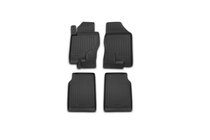 Nissan Navara 2006–2015 (2005↗) Gummimåtter til kabinen (4 stk., Novline) til manuel gearkasse foto 1
