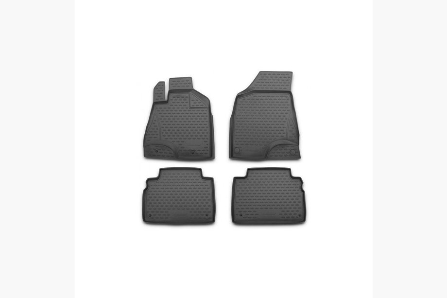 Nissan NP300 1999–2015 (2008↗) Gummimåtter til kabinen (4 stk., Novline) Image