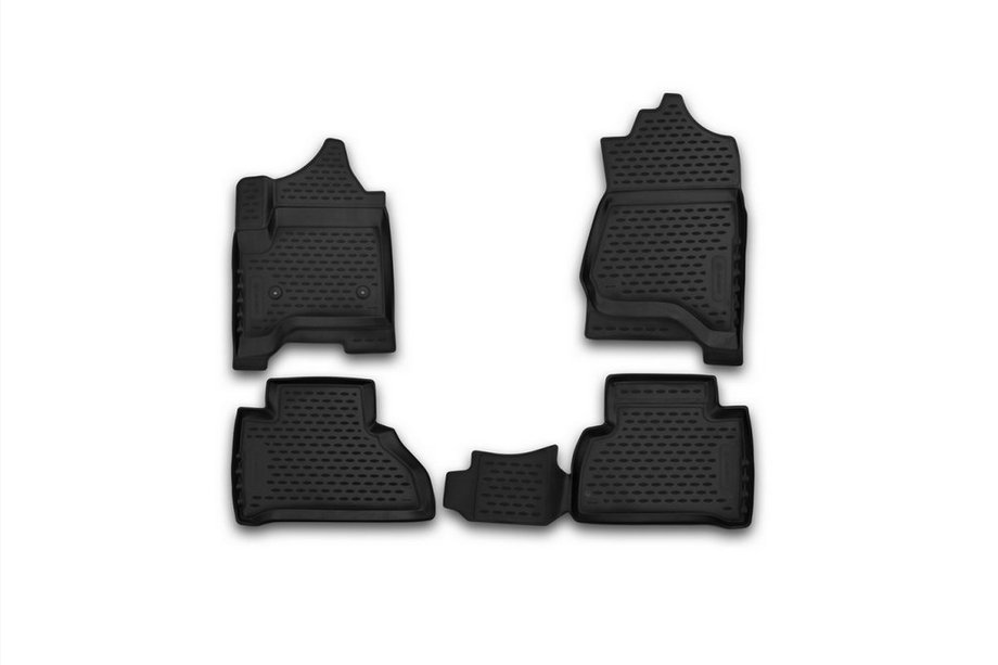 Chevrolet Tahoe 2014–2019 (2015↗) Gummimåtter 3D til kabinen (4 stk., Novline) Image
