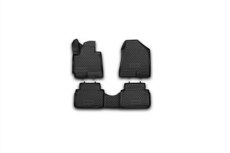 Hyundai IX-35 2010–2015 3D gummimåtter til kabinen (4 stk., Novline) Image