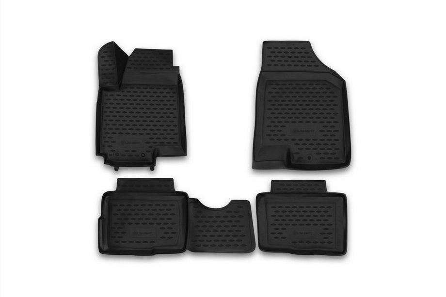 Kia Soul I 2008–2013 3D gummimåtter til kabinen (4 stk., Novline) Image