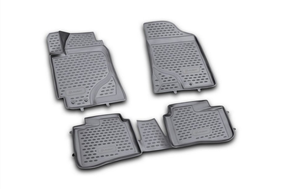 Kia Cerato 2 2010–2013 3D gummimåtter til kabinen (4 stk., Novline) Image
