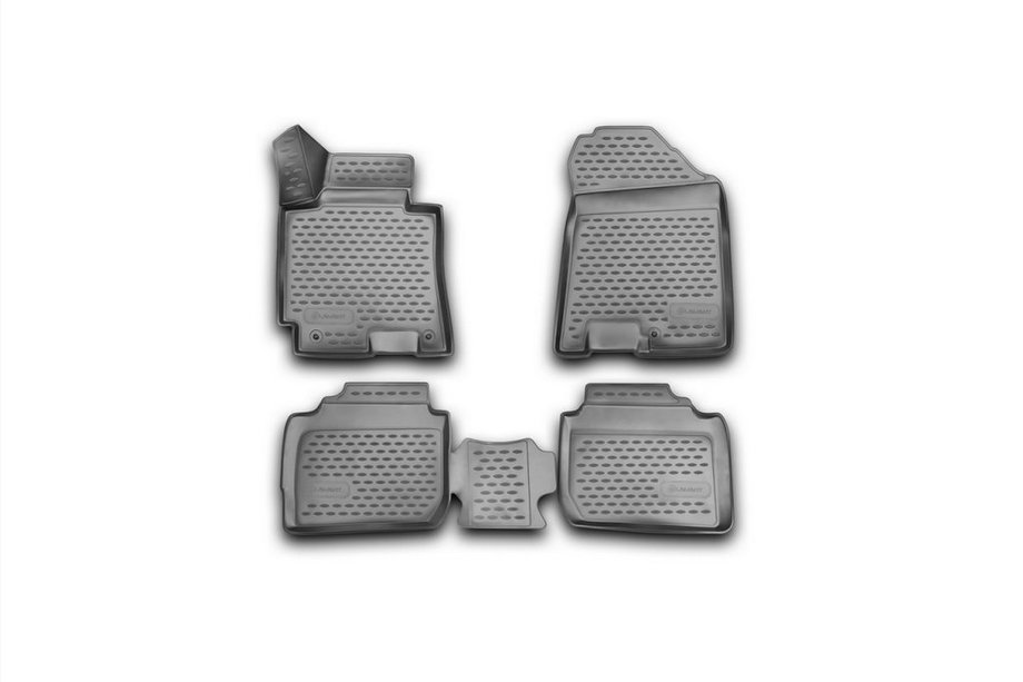 Kia Cerato 3 2013–2018 3D gummimåtter til kabinen (4 stk., Novline) Image