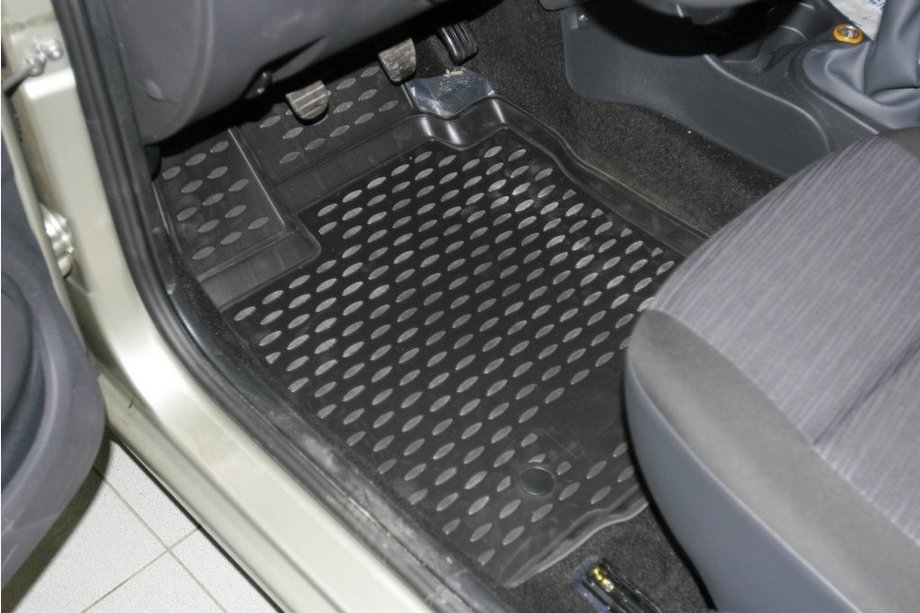 Renault Logan I 2005–2008 3D gummimåtter til kabinen (4 stk., Novline) Image