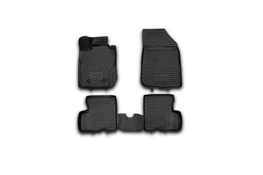 Renault Duster 2008–2017 (2011-2015) 3D gummimåtter til kabinen (4 stk, Novline) 4WD Image