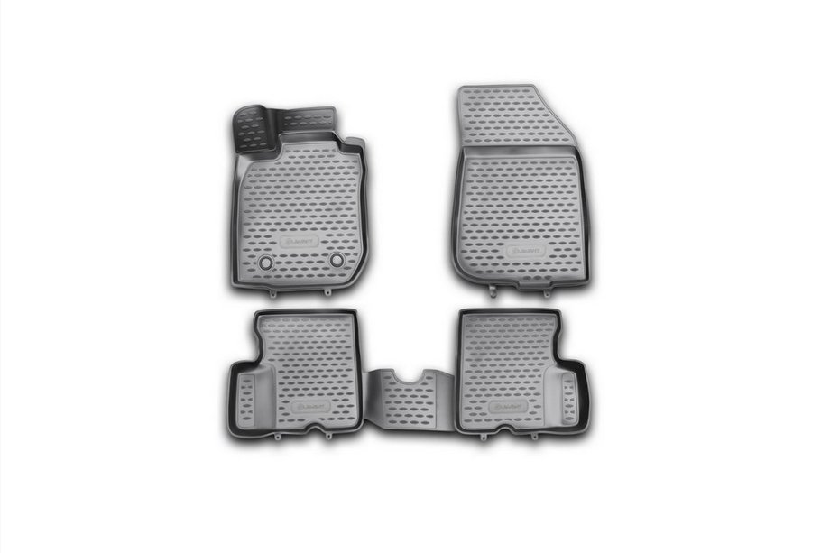 Renault Duster 2008–2017 (2011-2015) 3D gummimåtter til kabinen (4 stk., Novline) 2WD Image
