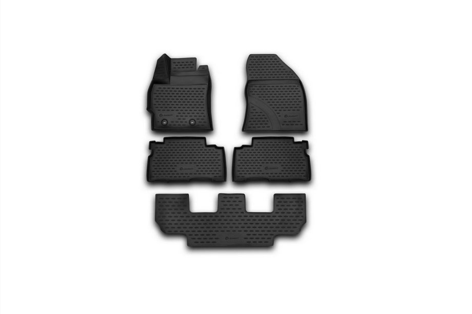 Toyota Verso 2009–2018 3D gummimåtter til kabinen (5 stk., Novline) Image